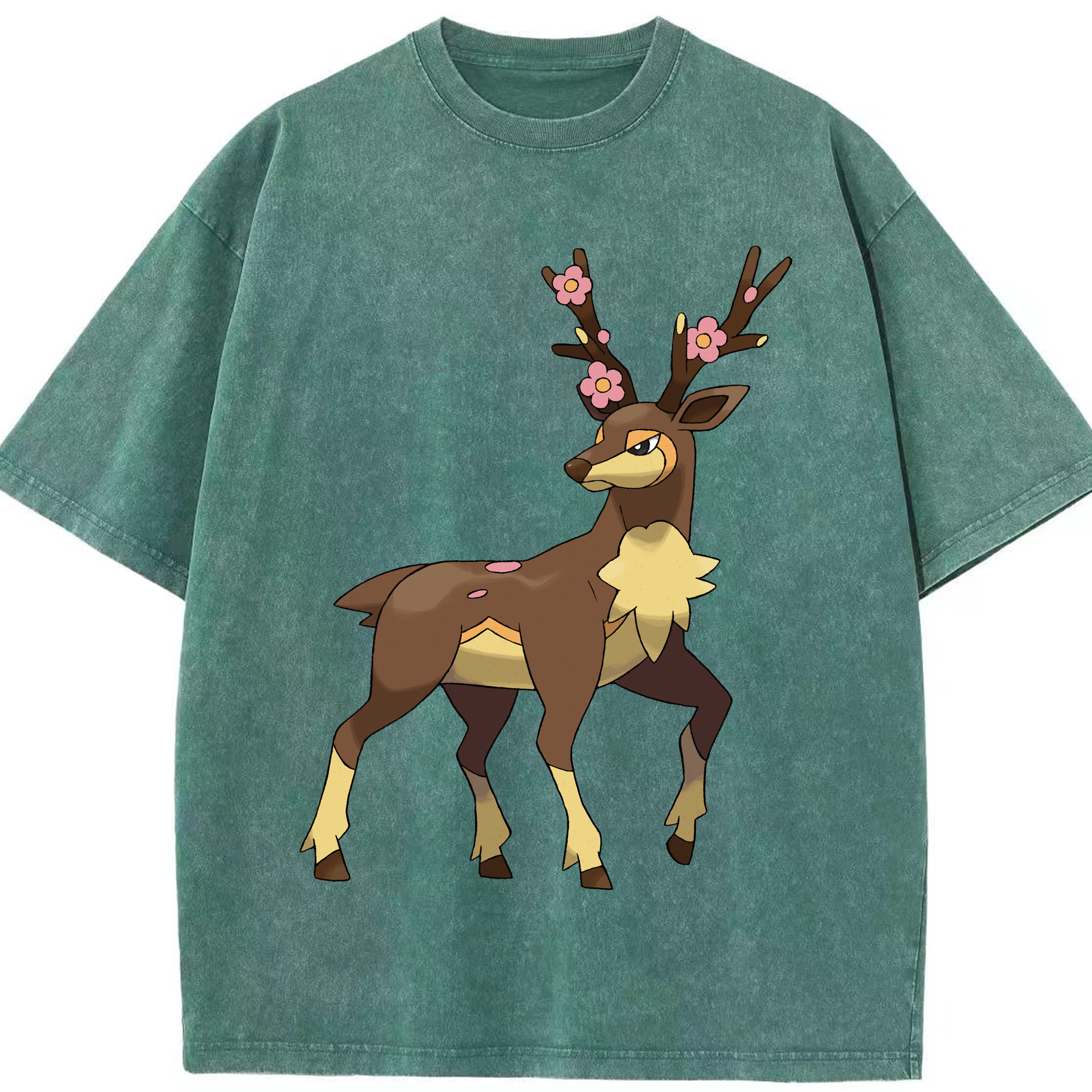 （画像用） ポケットモンスター Pokémon 綿100% ヴィンテージ風 半袖Tシャツ（フロントプリント）